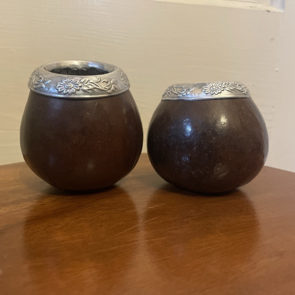 Authentic Yerba Mate Gourd Calabash Cuia Porongo Cup Natural Unique Traditional